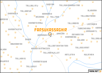 map of Fārsūk aş Şaghīr