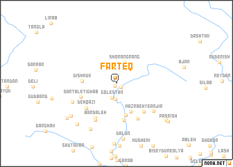 map of Fārteq