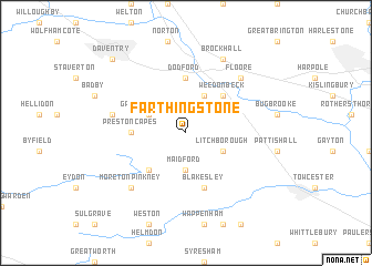 map of Farthingstone