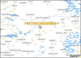 map of Fartrin Cross Roads