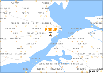 map of Fårup