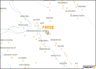 map of Fārūq
