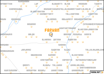 map of Farwān