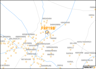 map of Fāryāb