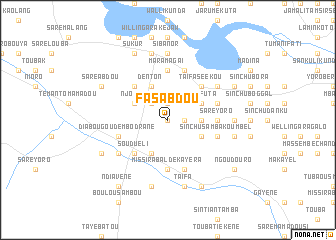 map of Fas Abdou