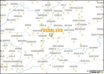 map of Fasabléma