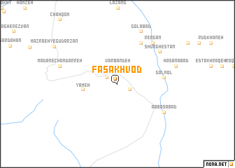 map of Fasakhvod