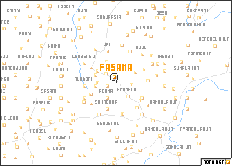 map of Fasama