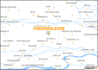 map of Fasana Polesine