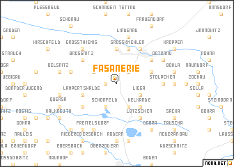 map of Fasanerie