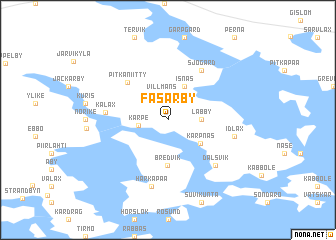 map of Fasarby