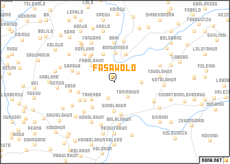 map of Fasawolo