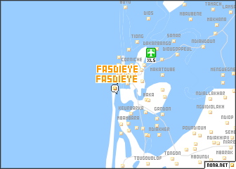 map of Fas Dièye