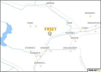 map of Fåset