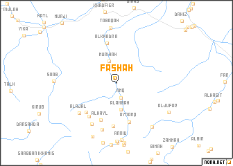 map of Fashaḩ