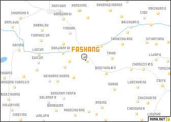 map of Fashang