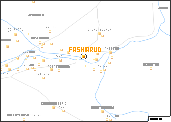 map of Fashārūd