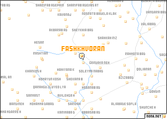 map of Fashkhvorān