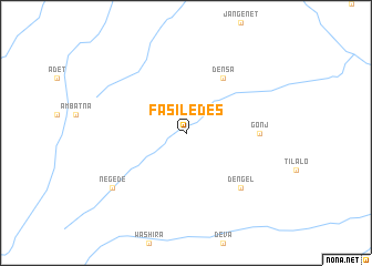 map of Fasīledes
