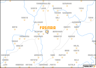 map of Fasinaia