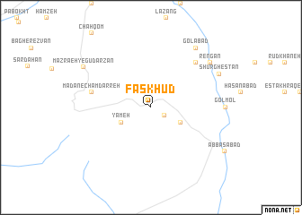 map of Faskhūd