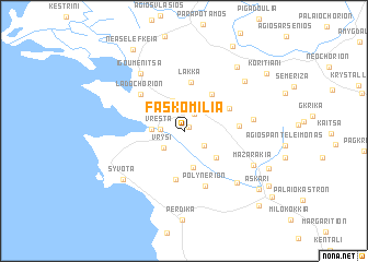 map of Faskomiliá