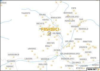 map of Faskovci