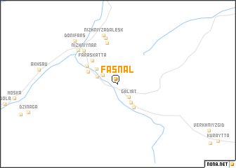 map of Fasnal