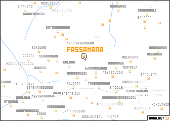 map of Fassamana