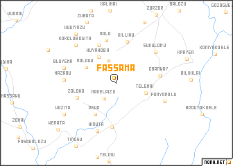 map of Fassama