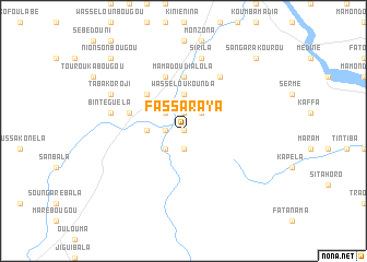 map of Fassaraya