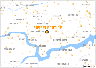 map of Fassele Catine