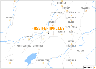 map of Fassifern Valley