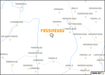 map of Fassinédou