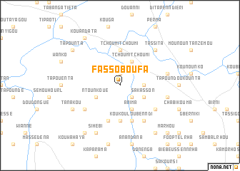 map of Fassoboufa