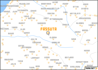 map of Fassūṭā