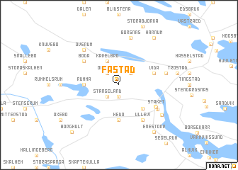 map of Fästad