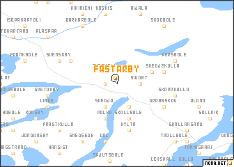 map of Fastarby