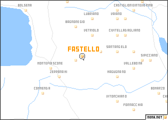 map of Fastello