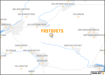 map of Fastovets