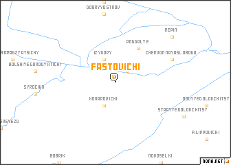 map of Fastovichi