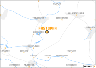 map of Fastovka