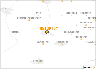 map of Fastovtsy