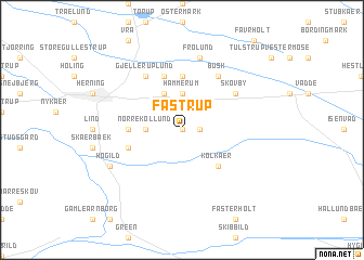 map of Fastrup