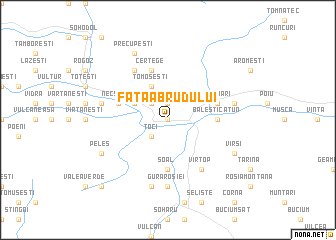 map of Faţa Abrudului