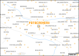 map of Faţa Cremenii