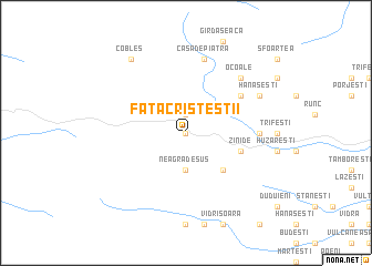 map of Faţa Cristeştii