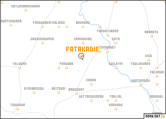 map of Fatakadié