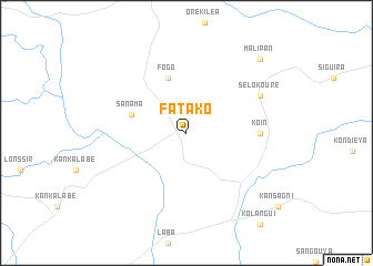 map of Fatako