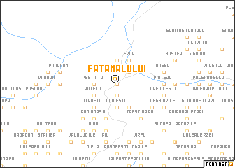 map of Faţa Malului